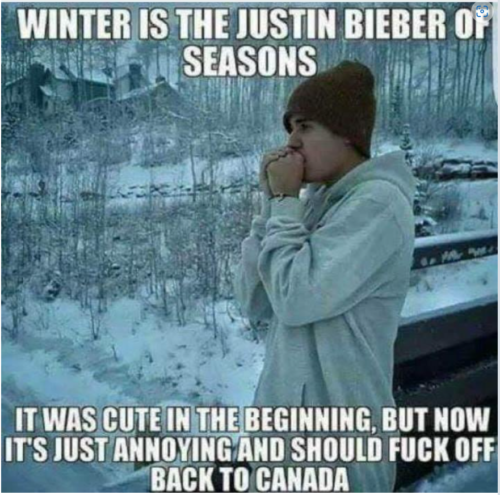 Belieb It or Not: 15 Hilarious Justin Bieber Memes 16 Winter is the Justin Bieber Memes