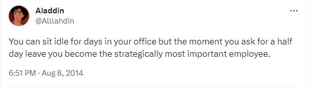 20 Funny Tweets About Work Where People Shared Unfiltered Thoughts 19 You can sit ideal for days - Funny Tweets About Work
