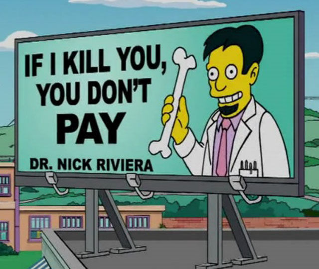 30 Simpsons Jokes to Make Your Inner Bart Giggle 28 You dont pay - Simpsons Jokes