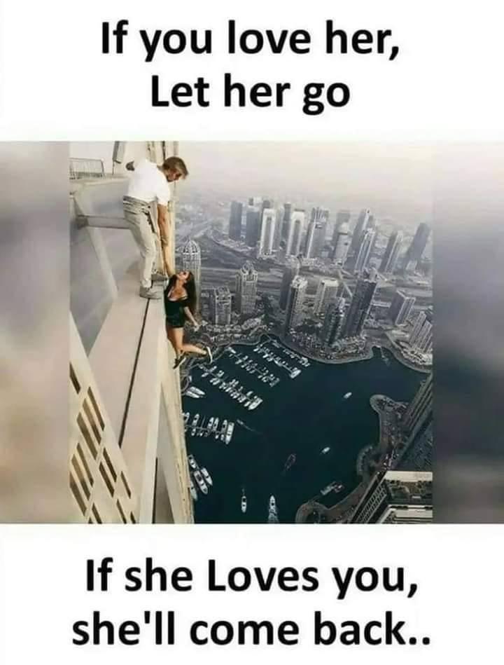 Meme Avalanche: 20 Totally Random and Absolutely Hilarious Picks 5 if you love her let her go - Meme Avalanche