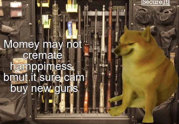 20 Cheems Memes That Made Us Smile: A Tribute to the Wholesome Dog Behind the Laughter 12 momeny may not create happiness - Cheemes Memes