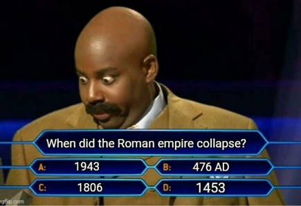15 'Roman Empire memes' that scream Mem-tastic Gladiators! 16 why did the roman empire collapse?