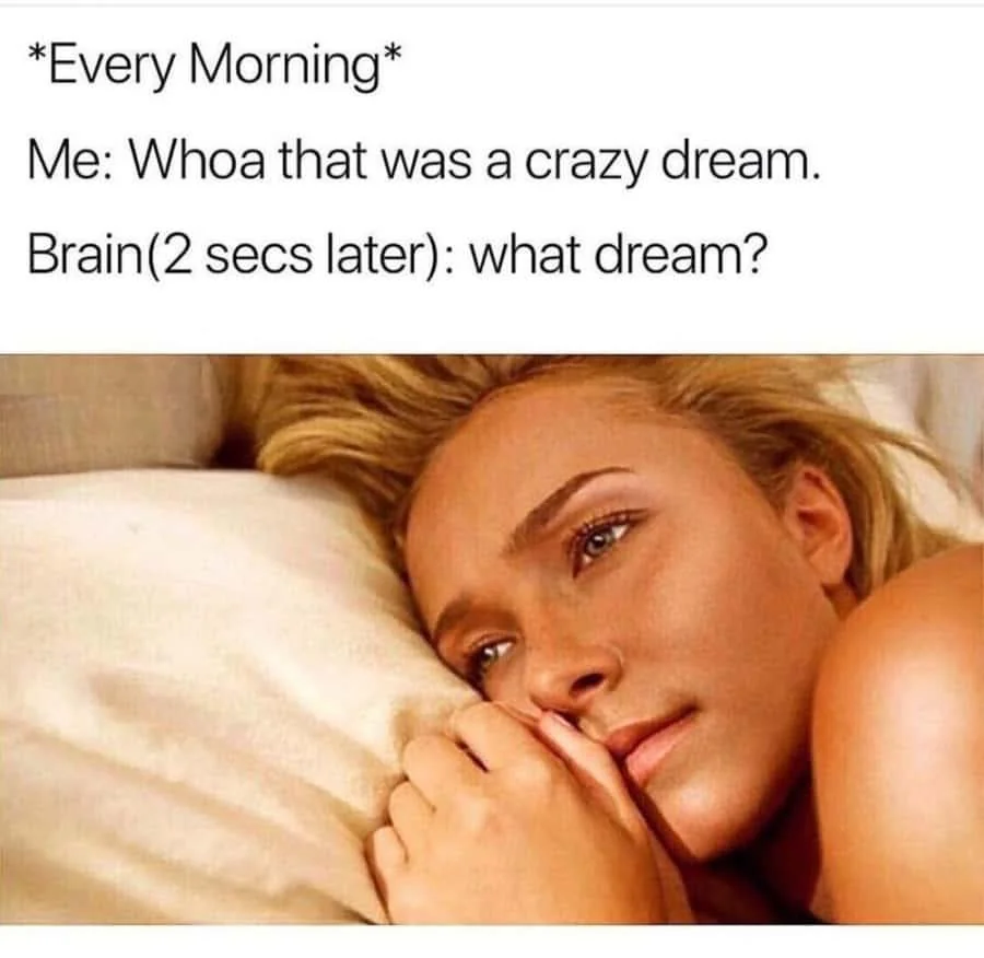 12 Funny Good Morning Memes for the Not-So-Early Birds 12 Crazy dream