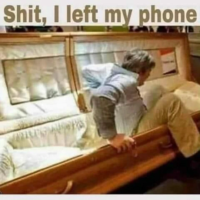 25 Quirky Humor Gems That Challenge Convention 23 I left my phone