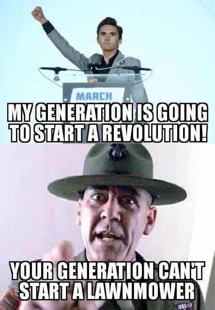 10 Boomer Humor Gems That Define a Generation 9 My generatis is going o start a revolution - Boomer Humor
