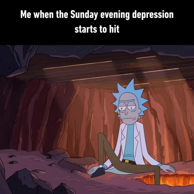 26 Hilarious Sunday Memes To End the Week On A Funny Note 24 Sunday evening depression