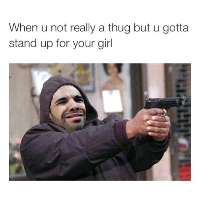 20 Drake Memes: God's Plan for Unstoppable Laughter 18 WHen you not really athug - Drake Memes