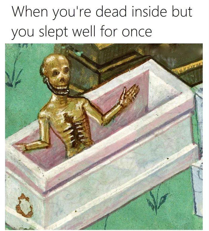 25 Sleep Memes for the Not-So-Morning People 19 When youre dead inside - Sleep Memes