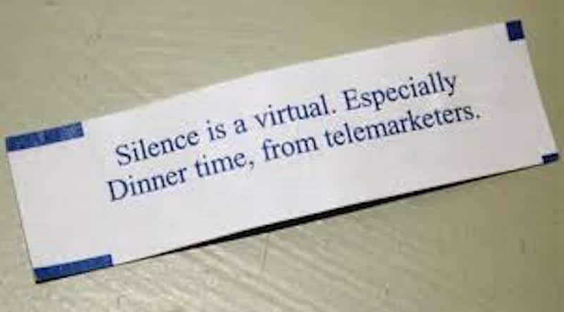 Funny Fortune cookies silence