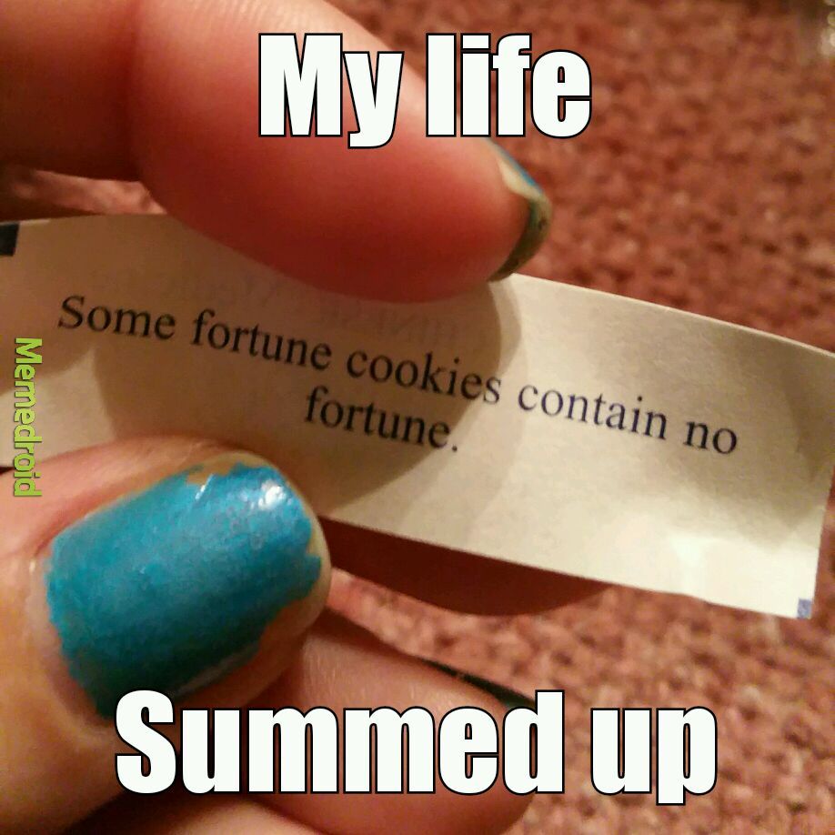 Funny Fortune cookies my life 