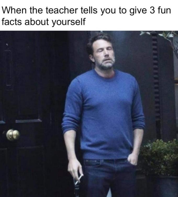 3 fun facts about yourself