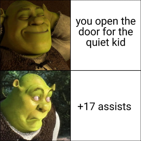 shrek memes you open