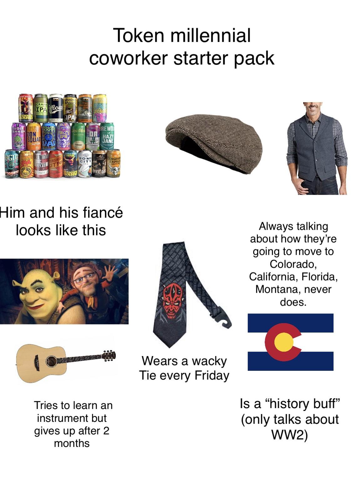 starter pack looks