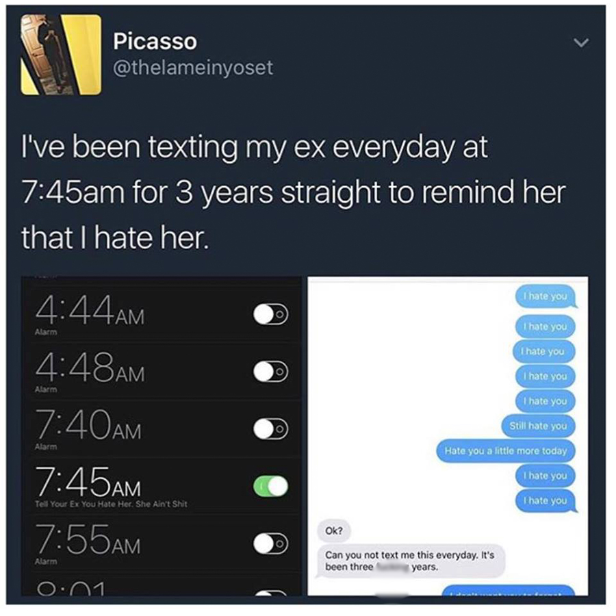 20 Ex Memes to Mark 'Forgive an Ex Day' 6 ex memes piccaso