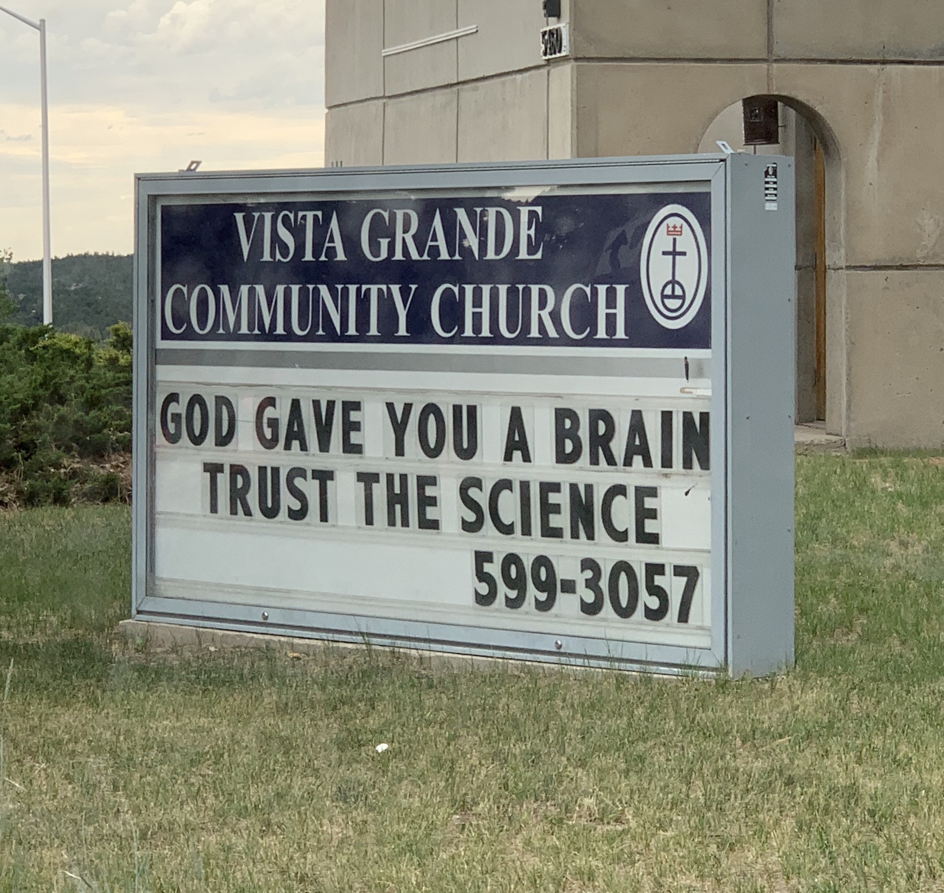 25 Church Signs that Deliver Heavenly Humor 22 God gave you brain