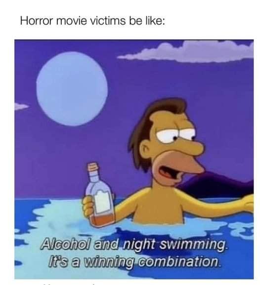 Serial Meme Killers: 15 Hilariously Chilling 'Silence of the Memes' 5 Horror movie victims be like
