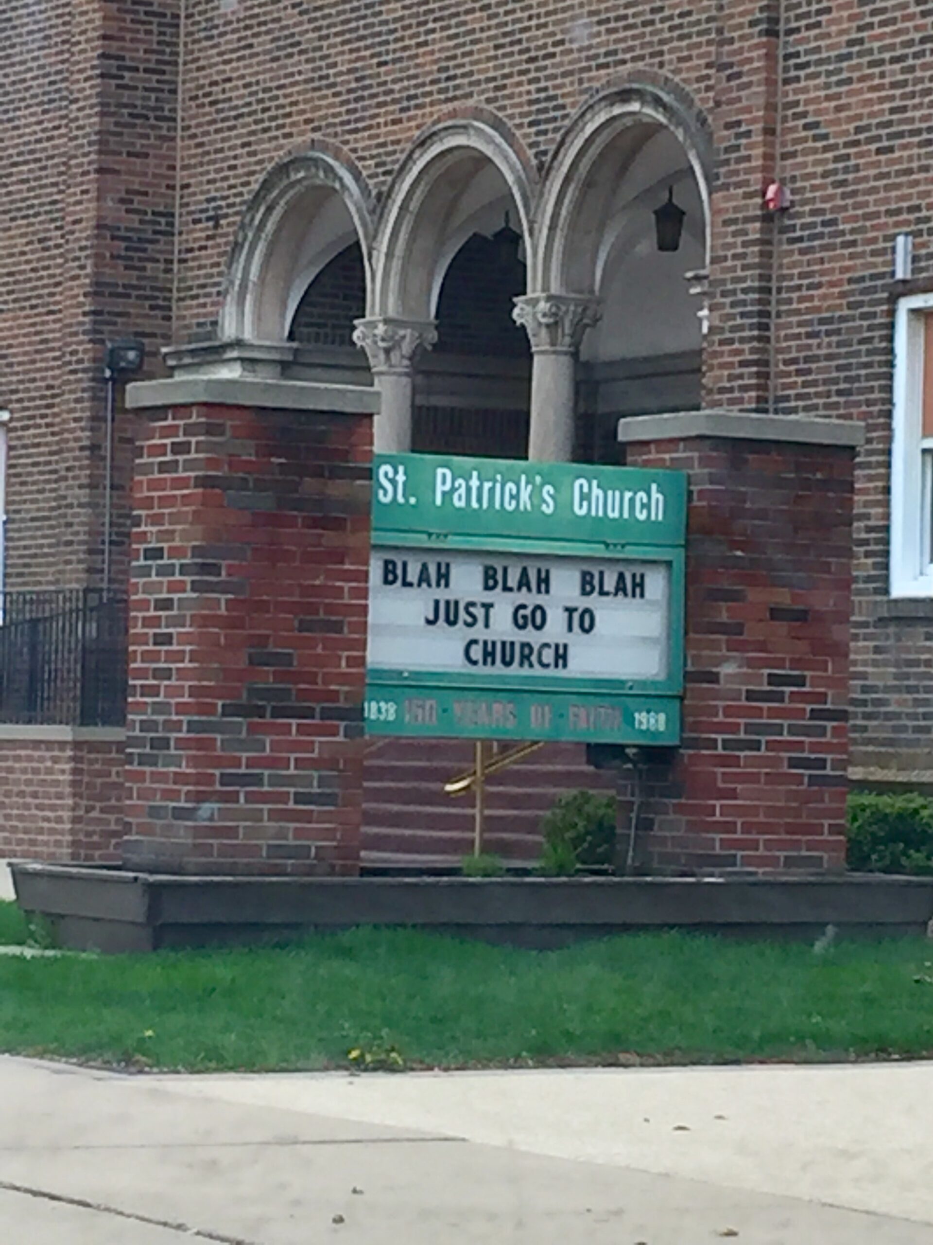 25 Church Signs that Deliver Heavenly Humor 23 Just go to church