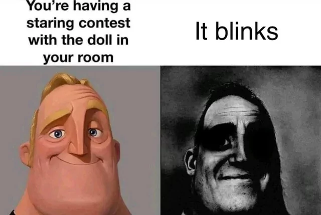 15 Hilarious Blow Up Doll Memes That Will Make You Burst Out Laughing 15 Staring contest