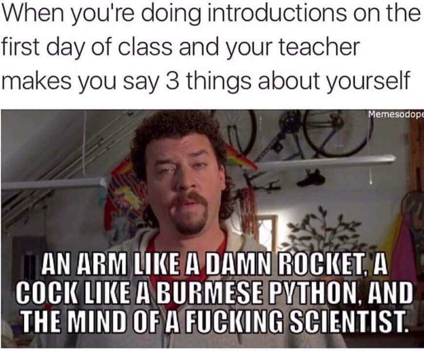 15 Out of Pocket Memes: When Comedy Crosses the Line 10 Teacher makes you say 3 things about yourself - Out of Pocket Memes