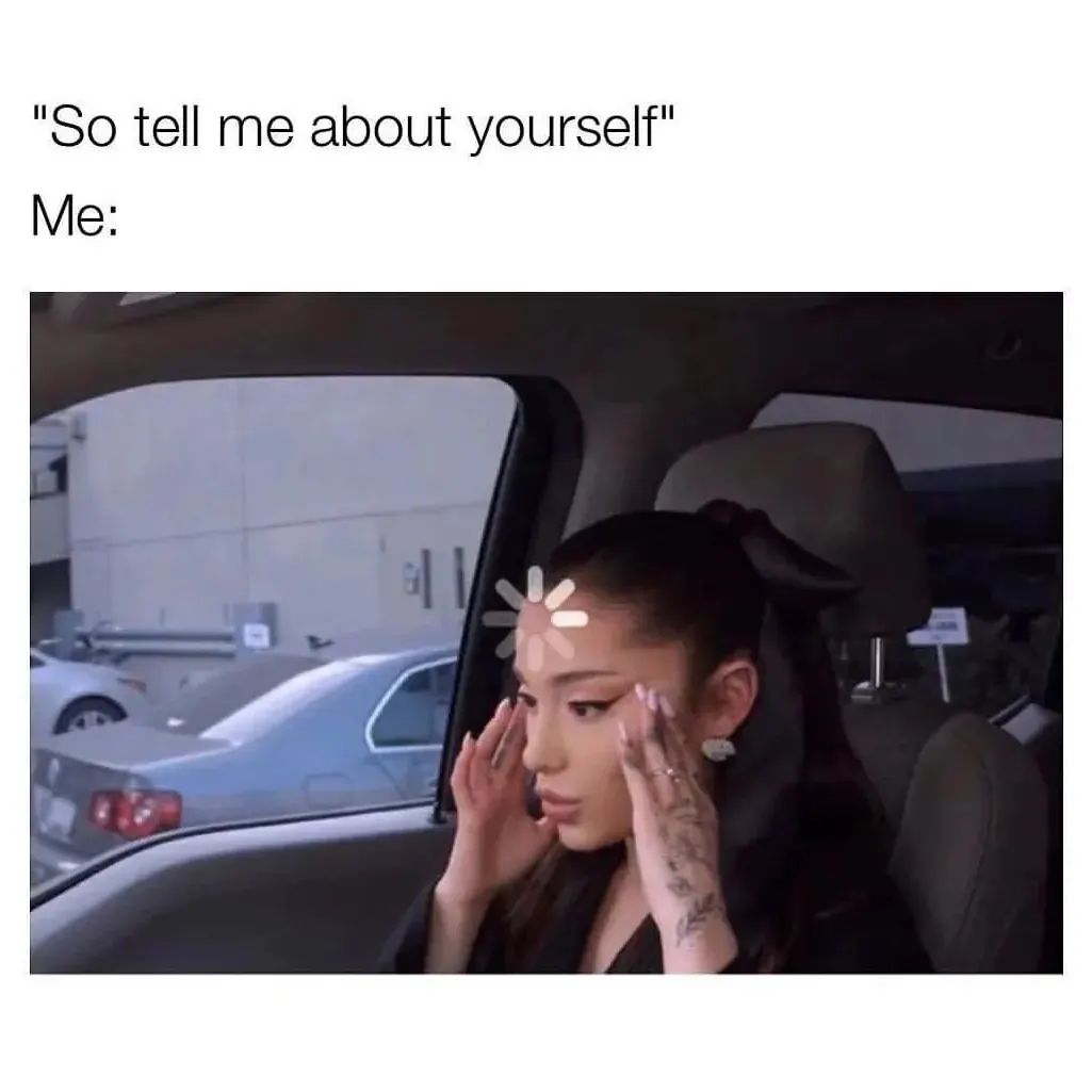 25 Funny Introvert Memes for Those Who'd Rather Be Alone 8 Tell me about yourself - Funny Introvert Memes