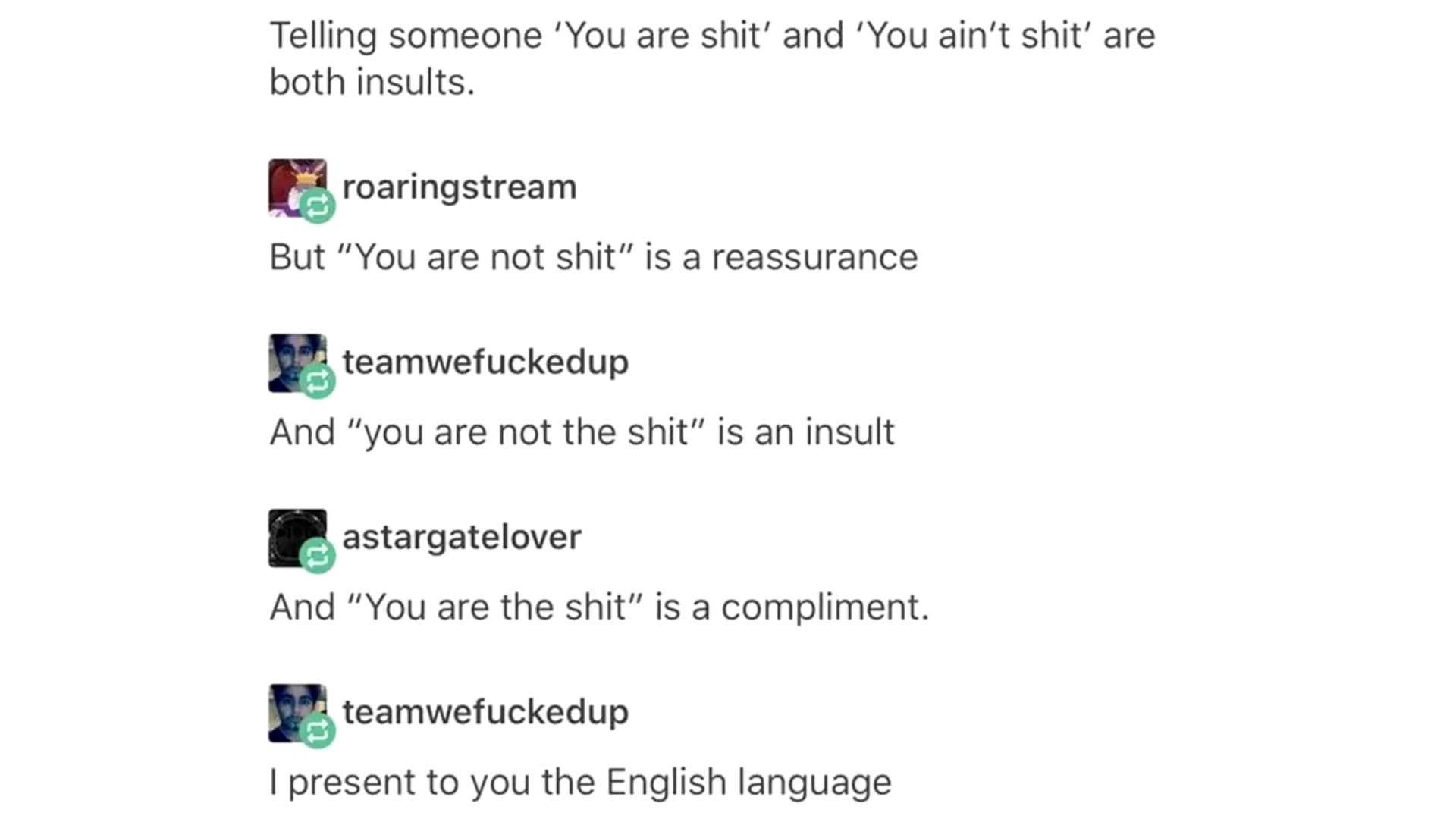 30 Hilarious Memes That Prove English Is The Funniest Language 25 Telling someone - English Is The Funniest Language