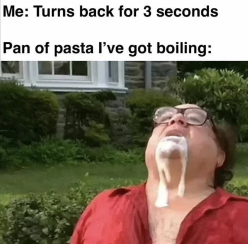 Mamma Mia! 20 Hilarious Pasta Memes for National Pasta Day 1 Turns back for 3 minutes