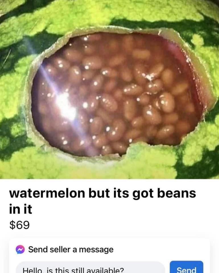 24 Silly Memes That Will Make You Wonder What's So Funny 17 Watermelos with beans - Silly Memes