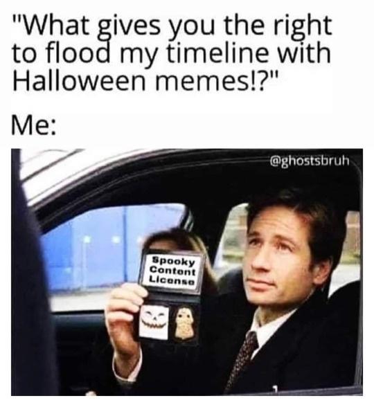 20 Spooky Memes to Haunt Your Screen 18 What gives you the right - Spooky Memes