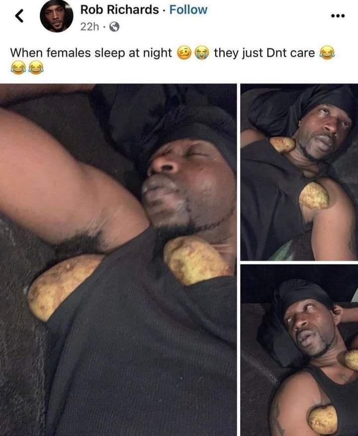 22 Unforeseen Humorous Gems 17 When females sleep at night