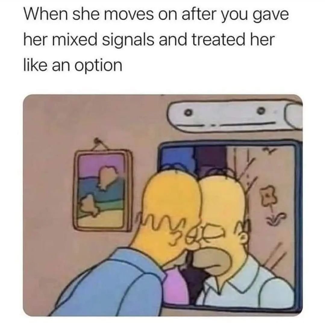 When she moves on - Funny Introvert Memes