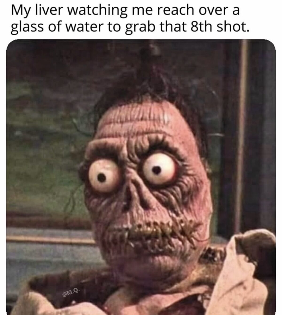 25 Spooky Memes to Haunt Your Screen 25 my liver watching me