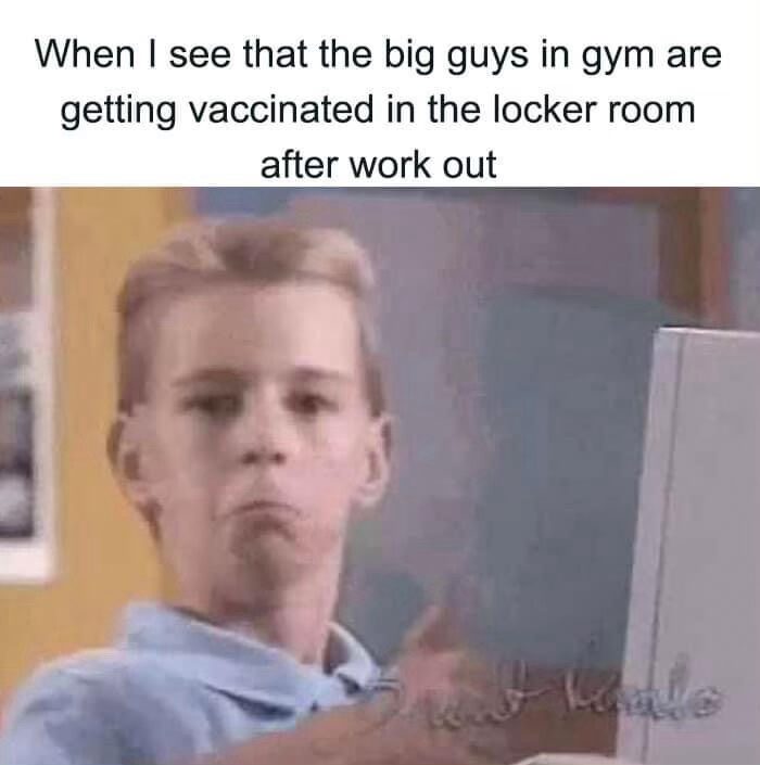 27 Cringey Memes That Will Make You Say "OMG No!" 27 Big guys in gym