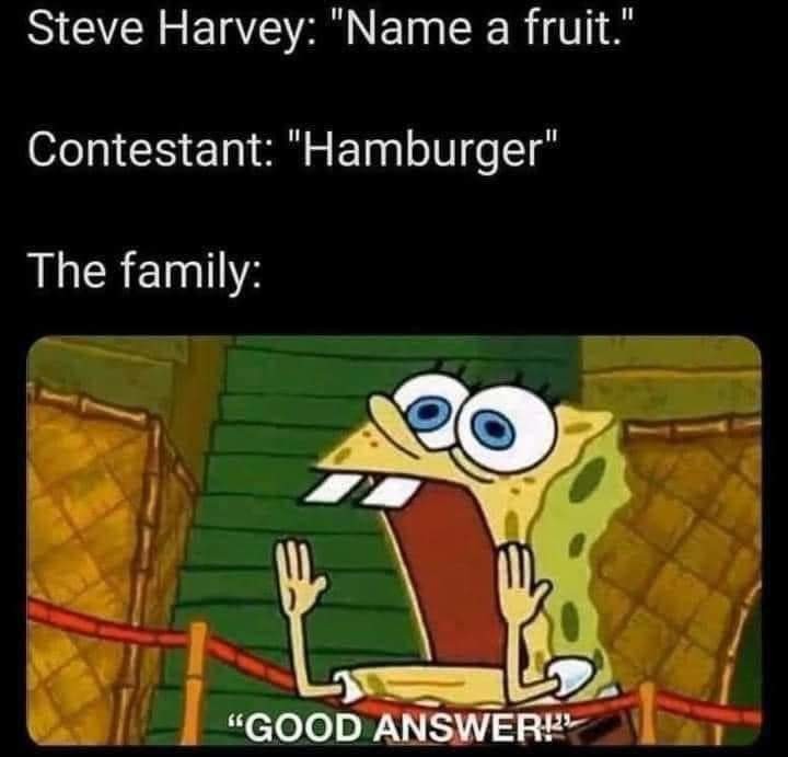 steve harvey memes name a fruit