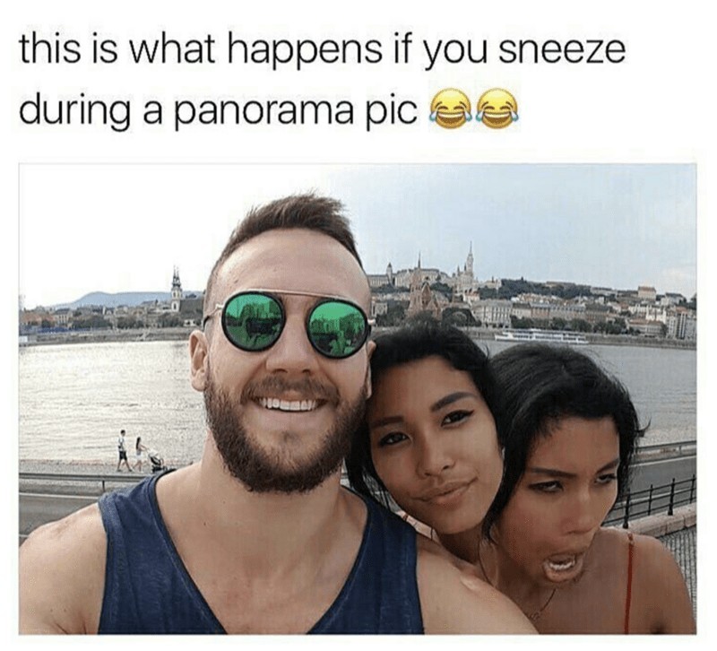 freaky memes during a panorama