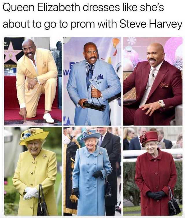 steve harvey memes queen elizabeth