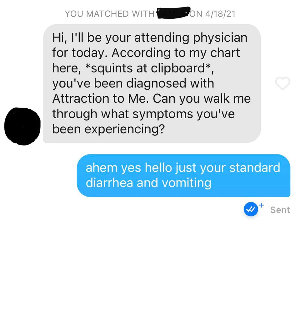20 Funny Tinder Chats: Swipe Right for a Dose of Hilarity 4 Attraction to me - Tinder Chats