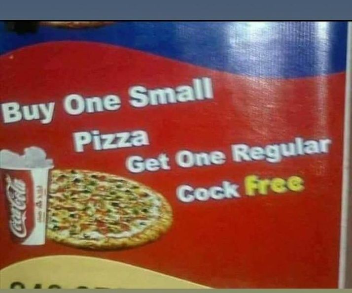 35 Times People Spotted Funny Spelling Mistakes and Just Had to Share Pics Online 5 Buy one small pizza - Funny Spelling Mistakes
