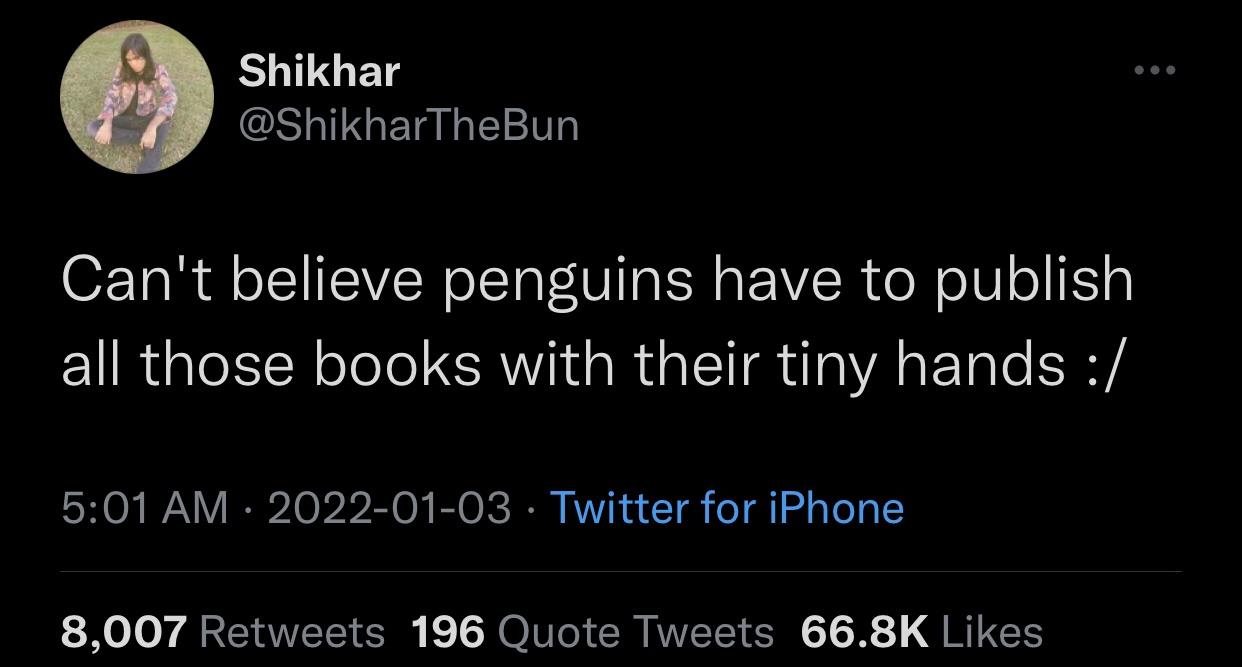 20 Bookish Memes That Speak the Reader's Language 3 Cant believe penguins have to publish - Bookish Memes