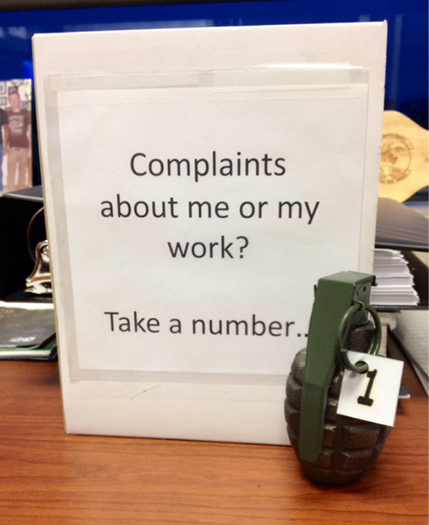 29 Passive Aggressive Office Notes That Are Hilariously Brutal 3 Complaints about me - Passive Aggressive Office Notes