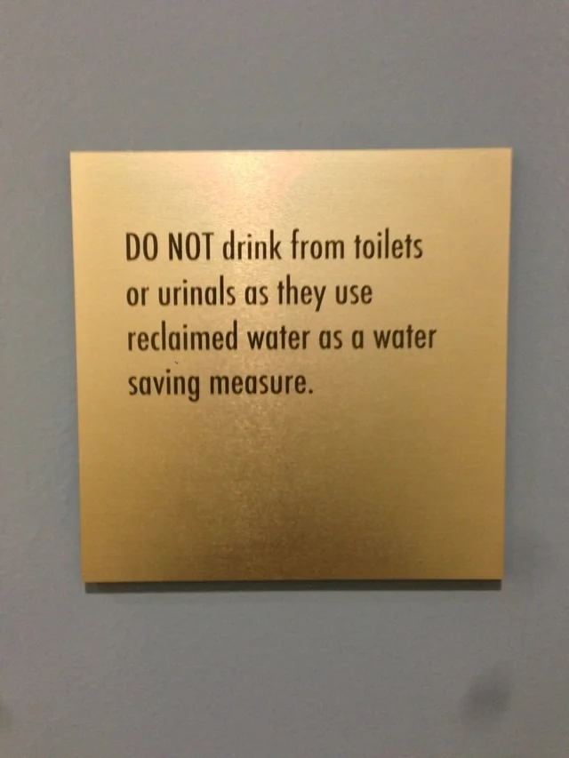 23 Warning Signs That Caught Attention 2 Do not drink water