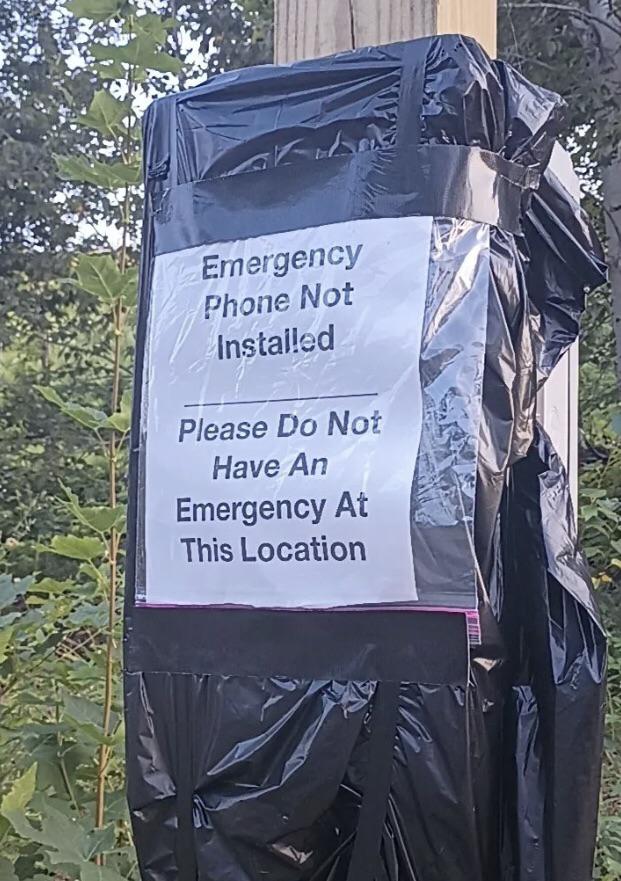 23 Warning Signs That Caught Attention 10 Emergency phone