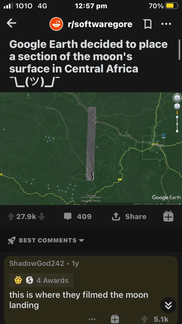 24 Instances Where Funny Comments Outshone the Posts 6 Google earth decided - Funny Comments