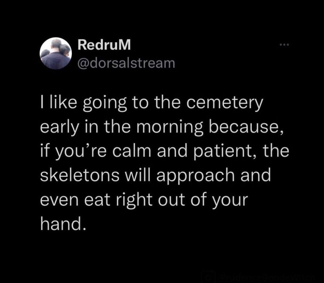 20 Memes That Keep You Guessing 9 I loke going to cemetry