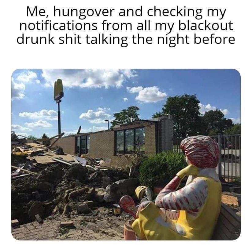 20 Memes That Keep You Guessing 17 Me hungover