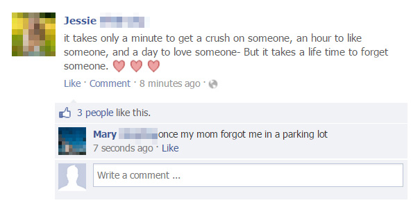 20 Funniest Burns That'll Turn Ice into Water Vapor 17 Once my mom
