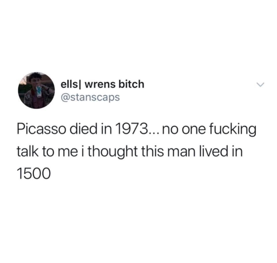 30 Idiot Memes for a PhD in Nonsense 14 Picasso died - Idiot Memes
