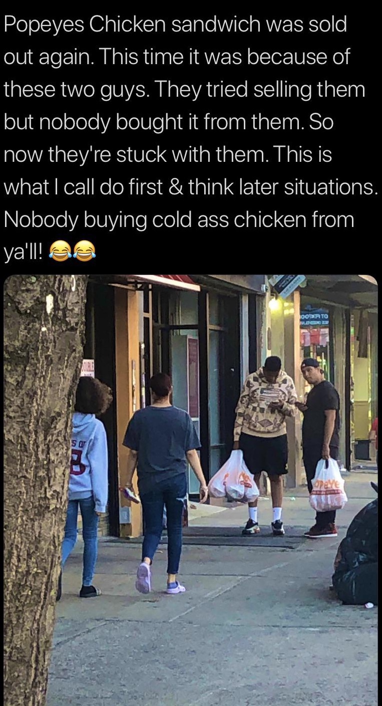 30 Idiot Memes for a PhD in Nonsense 15 Popeys chicken sandwich - Idiot Memes