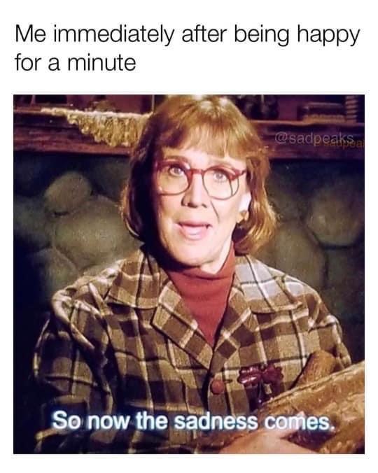 25 Casual Memes That Will Leave You Wondering, "Who Comes Up With This Stuff?" 18 So now the sadness comes - Casual Memes