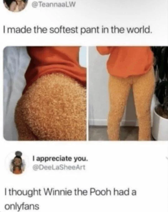 24 Instances Where Funny Comments Outshone the Posts 22 Softest pants