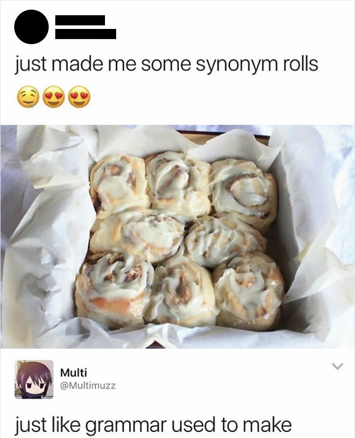 24 Instances Where Funny Comments Outshone the Posts 16 synonym rolls
